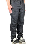 WAXED BAGGY DENIM