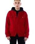 RED WOOL JACKET