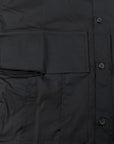 BLACK SHIRT DOUBLE POCKET