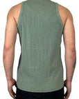 GREEN WASHED TANK