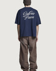 COSTA OVERSIZED T-SHIRT GALLERIA CORSIVO DARK BLUE