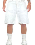 STAR RIVETS WHITE SHORTS