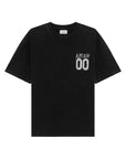 T-SHIRT IN JERSEY CON STAMPA AMISH 00 LASER NERA