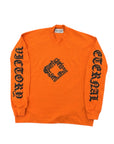 ORANGE LONG SLEEVE PRINT ALL SIDES