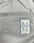 GRAY WIDE BOTTOM TROUSERS