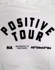 WHITE TEE POSITIVE TOUR NA
