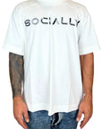 SOCIALLY WHITE TEE