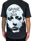T-SHIRT AMISH JERSEY GRUNGE PIGMENT STONE BLACK