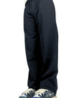 BLACK NYLON PANTS