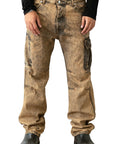 BURNED BLACK WASH BAGGY