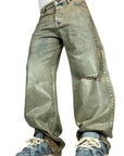 BAGGY OVER SAND PLATIN TRANSPARENT
