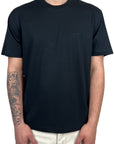 BLACK IMB MERCERIZED TEE