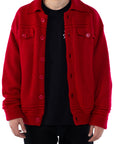 RED WOOL JACKET