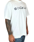 SOCIALLY WHITE TEE
