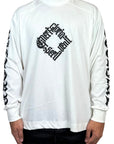 WHITE LONG SLEEVE PRINT ALL SIDES