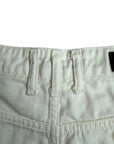WHITE SHORTS DENIM