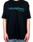 BLACK ARABIC GRAPHICS TEE