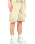 MARBLED GREY SHORTS