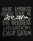 JUST LIKE DREAM BLACK TEE