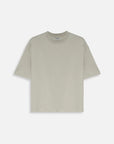 MINIMAL GREY CROPPED TEE