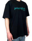 BLACK ARABIC GRAPHICS TEE
