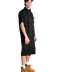 DOUBLE POCKETS BLACK JORTS