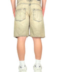 MARBLED GREY SHORTS