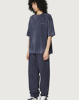 SAID OVERSIZED T-SHIRT DARK BLUE