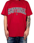 RED TEE DOUBLE PRINT EMO.T.RUST