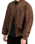 MA-1 HERITAGE BOMBER JACKET POWDER BROWN