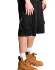 DOUBLE POCKETS BLACK JORTS