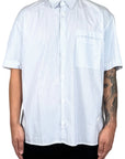 WHITE NECK PATCH SHIRT