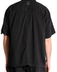 DOUBLE POCKETS BLACK SHIRT