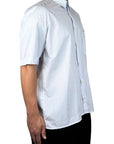 WHITE NECK PATCH SHIRT