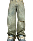 BAGGY OVER SAND PLATIN TRANSPARENT