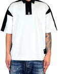 WHITE AND BLACK G POLO