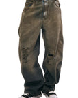 SAND STORM WASH WIDE FIT DENIM