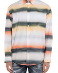 ORANGE LINES SHIRT