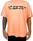 APRICOT EMBROIDERY TEE MYLIFE