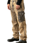 BURNED BLACK WASH BAGGY