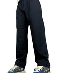 BLACK NYLON PANTS