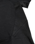 BLACK DOUBLE FABRIC TEE CUTS