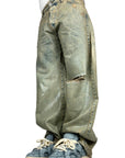 BAGGY OVER SAND PLATIN TRANSPARENT
