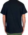 BLACK EMBROID T-SHIRT