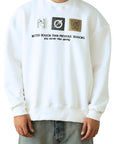 NOW WHITE CREWNECK