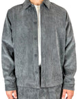 VELVET GREY SHIRT