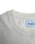 T-SHIRT LOGO AMISH JERSEY DYED ECRU