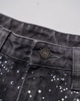 GREY CRYSTALIZED SHORT