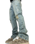 DIRTY CHAMOMILE FLARE JEANS