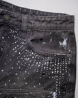 GREY CRYSTALIZED SHORT
